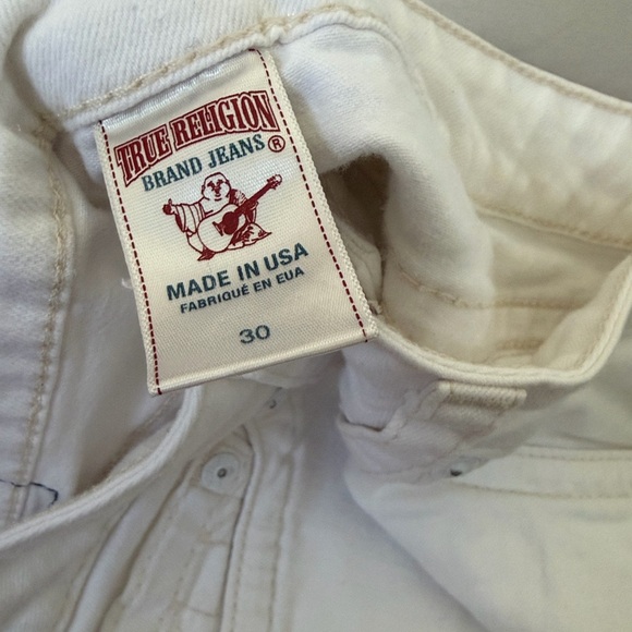 True Religion Off-White Denim Jeans - Picture 4 of 5